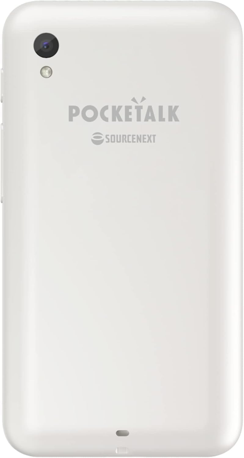 POCKETALK S2 Plus Business eSIM 5 Year White - Voice & Camera Real-Time Translator - 92+ Languages, Extra Large Screen and Battery Life