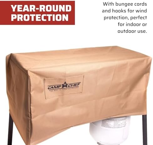 Camp Chef Patio Cover for 2-Burner Stoves, Beige