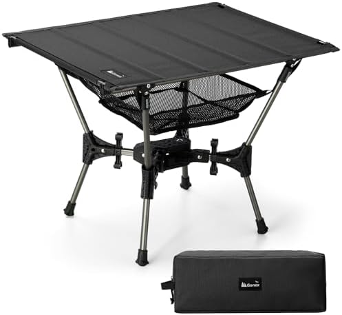 Gonex Portable Camping Table, Lightweight Foldable Camp Side Table