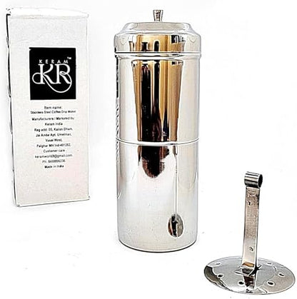 KERAM South indian filter coffee maker indian style 13.5 oz (400 ml)