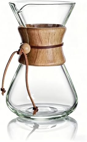 AGOGO Pour Over Coffee Maker Set, 28oz Slim Style, 304 Stainless Filter
