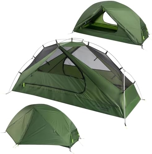 Clostnature 1/2 Person Lightweight Backpacking Tent Large Headroom Space