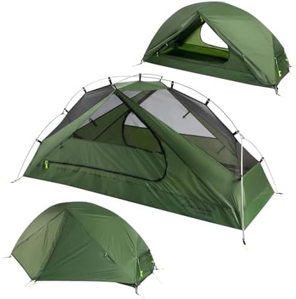 Clostnature 1/2 Person Lightweight Backpacking Tent Large Headroom Space