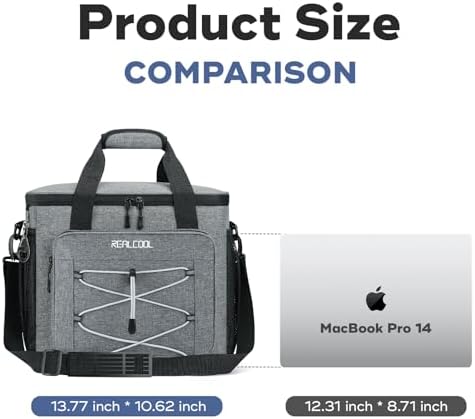 RealCool 35/45 Can Collapsible Soft Cooler Bag, Leakproof Ice Chest