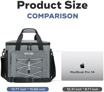 RealCool 35/45 Can Collapsible Soft Cooler Bag, Leakproof Ice Chest