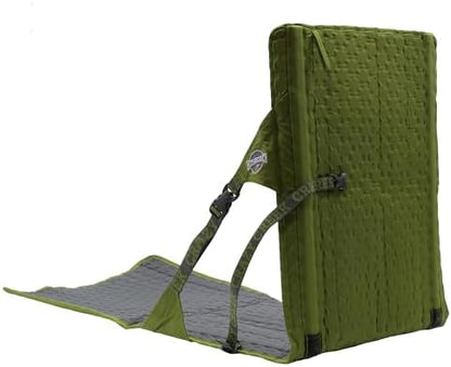 Crazy Creek HEX 2.0 PowerLounger for Day Hiking & Backpacking Trips, 250 LBS Weight Capacity, Adjustable Straps, Compact Design, Water-Resistant Olive/Slate