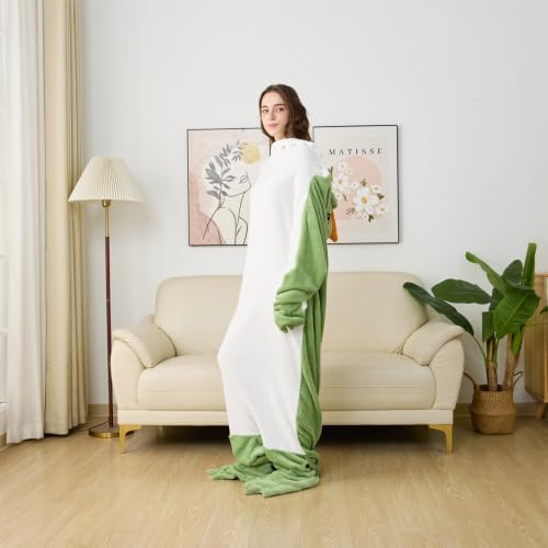 Wearable Dinosaur Blanket Animal Sleeping Bag Super Soft Warm Cozy Flannel Fleece - Cosplay Dinosaur Gifts (S Fit for Height 4'5"-4'9")
