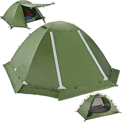 Clostnature 4 Season Backpacking Tent - 1/2 Person Cold Weather Winter Tent