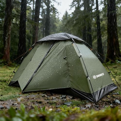 Backpacking Tent for Camping 1-5 Person Hiking Ultralight Tent for Waterproof Windproof Outdoor Two Doors Tents Easy Quick Setup Lightweight Instant Tents
