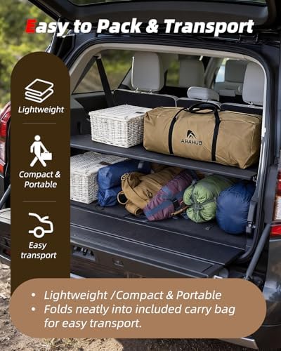 Abahub Inflatable Camping Tent with Hand Pump for 1/2/3/4/8 Person