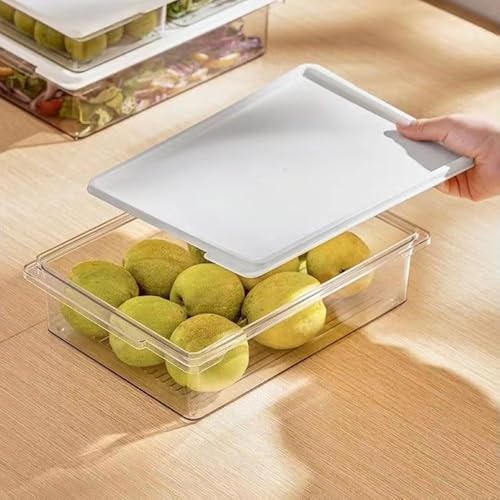 3pcs Large Deli Meat Container with Lids for Bacon Cold Cuts Storage