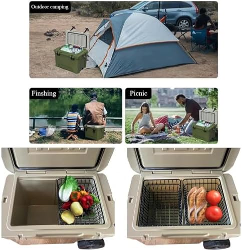 Cooler Basket for YETI Tundra Haul, Yeti Roadie 48, YETI Roadie 60,Compatible with Other lgloo Accessories Cooler Locks,Ice etc,Coolers Basket Keeps Food Dry.