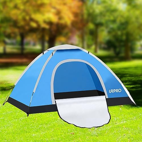Portable Camping Tent, 2 Person Lightweight, Waterproof Windproof, UV Protection for Outdoor US