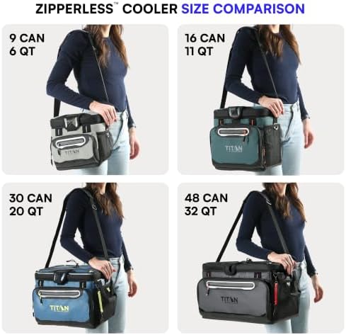 Titan Zipperless HardBody Cooler, Keeps Ice 2 Days