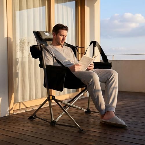 TIMBER RIDGE Hammock Camping Chair, Portable Oversized Swinging Camp Chairs