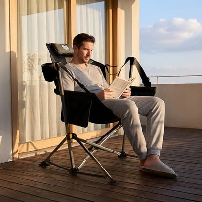 TIMBER RIDGE Hammock Camping Chair, Portable Oversized Swinging Camp Chairs