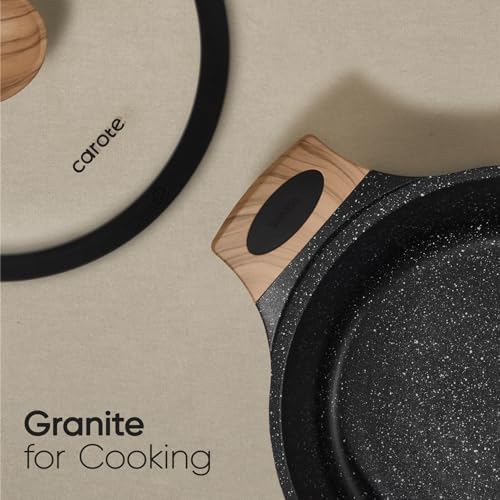 CAROTE 26pcs Nonstick Pots and Pans Set, Cookware Sets