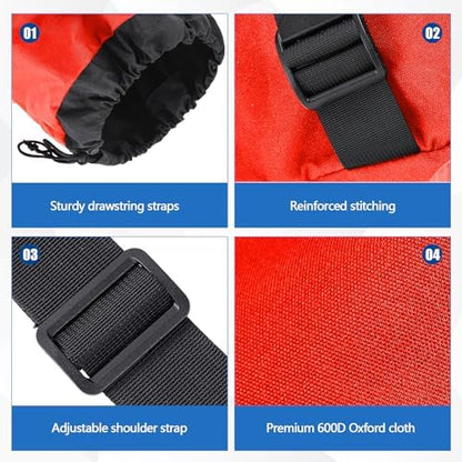 48" Large Camping Chair Bag Replacement, Folding Chairs Bag, Red