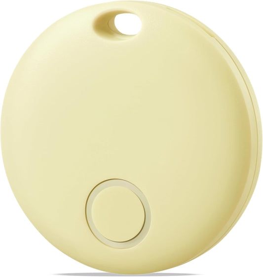 Reyke Smart Tag, Air Tracker Luggage Tracker, Works with Apple Find My (iOS Only), Item Locator for Key, Luggage, Backpack, Wallet, IP67 Waterproof, Yellow
