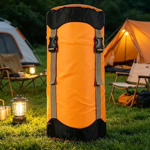 Compression Sack, Compression Stuff Sack, Water-Resistant & Ultralight Sleeping Bag Stuff Sack - Space Saving Gear for Camping, Hiking