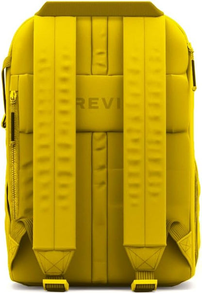 BREVITE - The Jumper - Compact Camera Backpacks for Photographers - A Minimalist & Travel-friendly Photography Backpack Compatible With Both Laptop & DSLR Accessories 18L (Lemon Yellow)