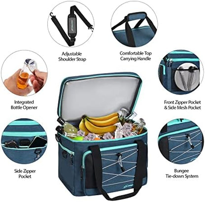 Maelstrom 24/30/60 Can Soft Cooler Bag, Double Deck Portable Ice Chest
