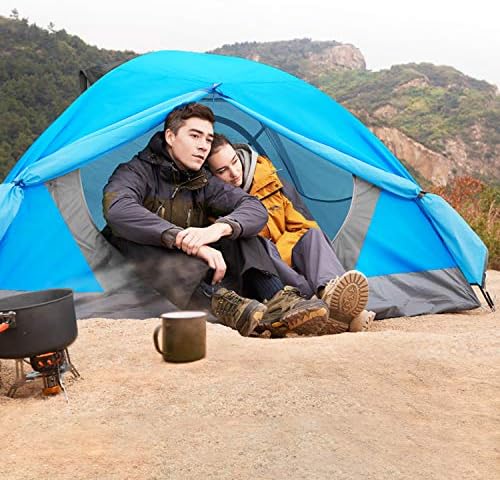 BISINNA 2/4 Person Camping Tent Lightweight Waterproof Backpacking Tent
