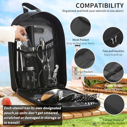 Camping Essentials Accessories Camping Gear Must Haves, Cooking Utensils Set Rv Camping Kitchen Backpacking Supplies Camper Gadgets Outdoor Hiking Travel Picnic Gifts