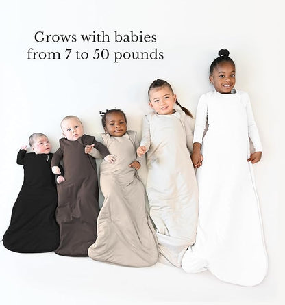 KYTE BABY Sleep Bag 0.5 TOG, Rayon Made From Bamboo Wearable Blanket, Dual Zipper For Infants And Toddlers Nursery Essentials