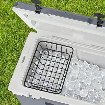 Cooler Basket, with Wire Design, Steel Alloy, Rust-Resistant Cooler Organizer, Portable Ice Insert, for Camping, Fishing, Tailgating