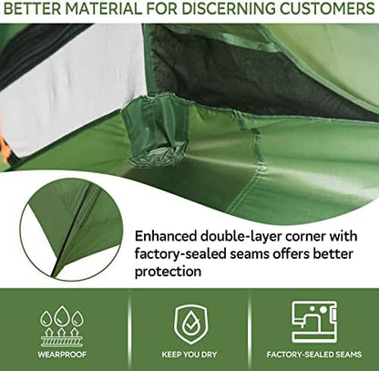 Clostnature 1/2/3/4 Person Lightweight Backpacking Tent, Easy Setup Tent