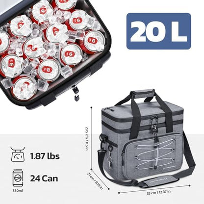 Maelstrom 24/30/60 Can Soft Cooler Bag, Double Deck Portable Ice Chest