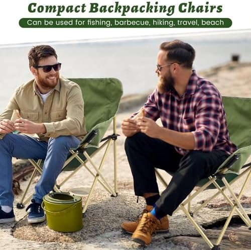 FairySandy 6 Pack Lightweight Camping Chair, Compact Folding Chair