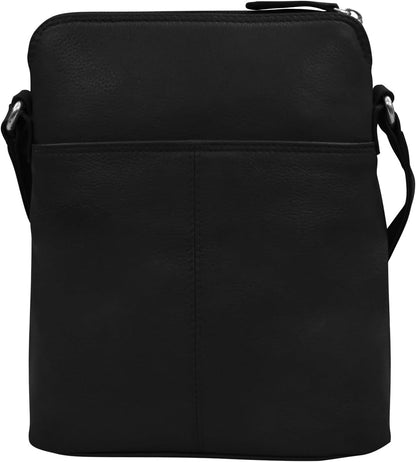 ili New York Genuine Leather Crossbody Bags for Women - Premium RFID Blocking Shoulder Bag Organizer with Adjustable Strap