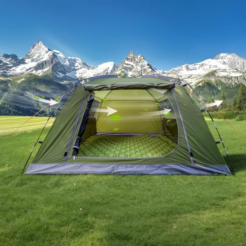 Night Cat Backpacking Tent for Camping: Portable 1-2 Person Hiking Waterproof Tent Quick Setup and Compact for Outdoor Festivals