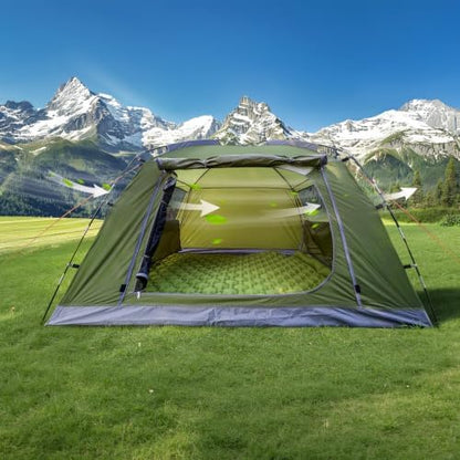 Night Cat Backpacking Tent for Camping: Portable 1-2 Person Hiking Waterproof Tent Quick Setup and Compact for Outdoor Festivals