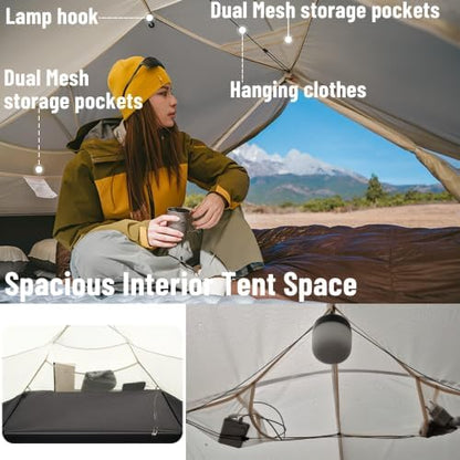 Naturehike Mongar 2 Person Ultralight Backpacking Tent for Camping