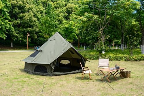 Pop Up Yurt Cabin Tent Waterproof Large Family 4-8 Person Easy Set