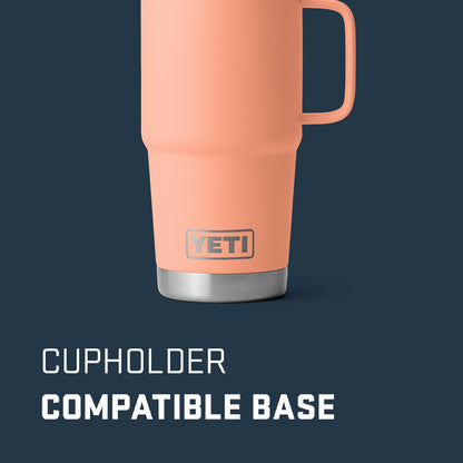 YETI Rambler 20 oz Travel Mug, Stainless Steel, Vacuum Insulated with Stronghold Lid