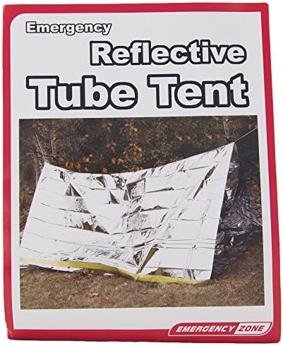 Emergency Zone Reflective & Green Survival 2 Person Tube Tents. Available in 1, 2, 3, 48 Packs.