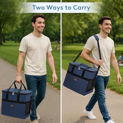 Lifewit Cooler Bag 30/50/60 Cans Collapsible, Insulated Large Lunch Bag