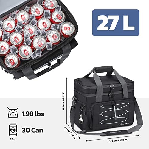 Maelstrom 24/30/60 Can Soft Cooler Bag, Double Deck Portable Ice Chest