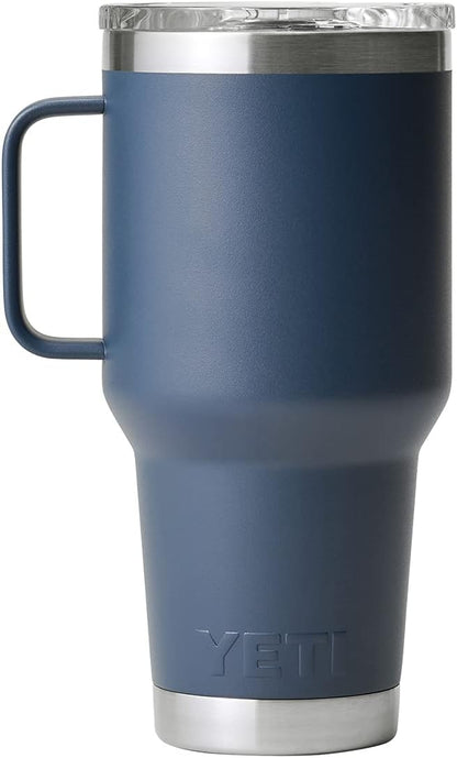 YETI Rambler 30 oz Travel Mug, Stainless Steel, Vacuum Insulated with Stronghold Lid