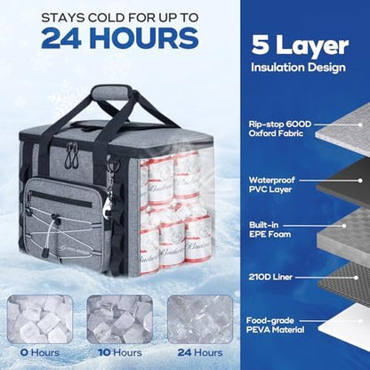 Maelstrom 30/40 Can Soft Cooler Bag, Leakproof Insulated Ice Chest