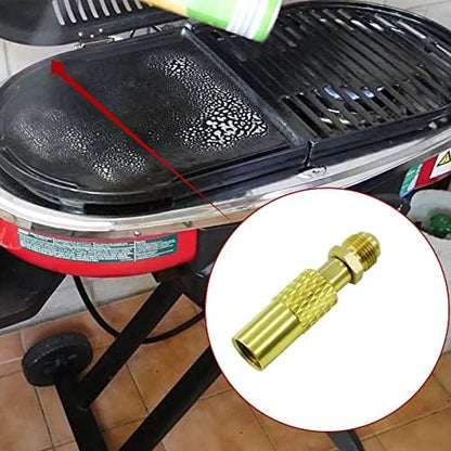 MENSI 3/8" Male Flare Converter Adapter for Coleman Roadtrip LXE Grill to Hook Up RV Propane Extension Hose Roadtrip Grill Series 9949 / 9949A and Some 9941， C001, 5010000743, 9942A5251