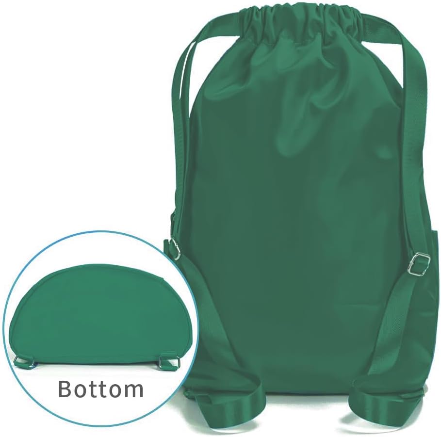 ZOORON Waterproof Drawstring Gym Backpack Bag for Men & Women, Sport Gym Sack Mini Travel Daypack