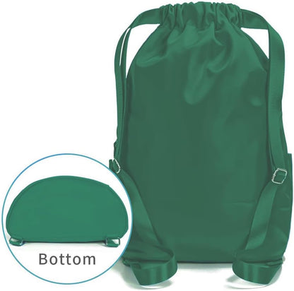 ZOORON Waterproof Drawstring Gym Backpack Bag for Men & Women, Sport Gym Sack Mini Travel Daypack