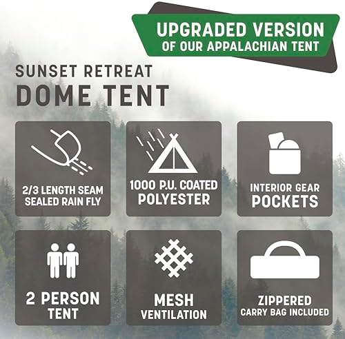 Stansport 2 Person Camping Tent