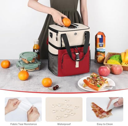 Maelstrom Insulated Lunch Bag, Leakproof Lunch Box with Quick Access Lid