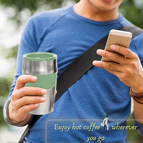 Mixpresso Single Serve & Single Cup Coffee Maker with 14oz Travel Mug Green